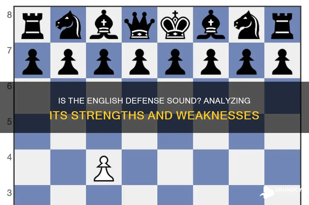 is the english defense sound