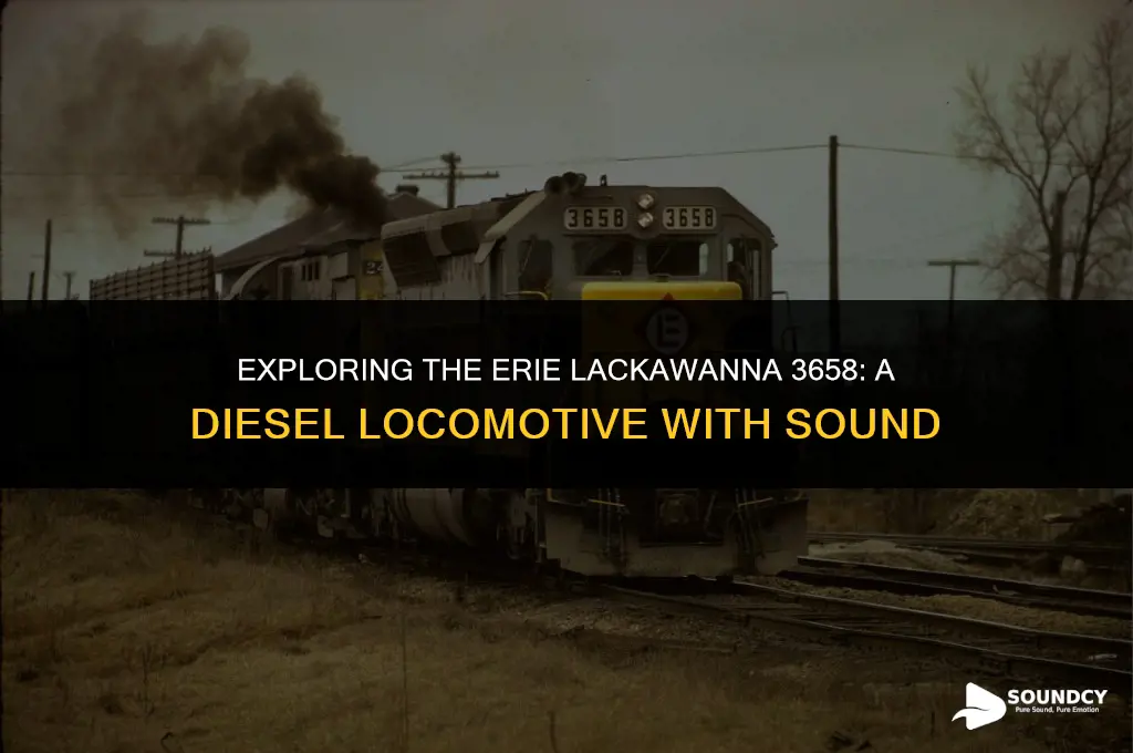 is the erie lackawanna 3658 a diesel with sound