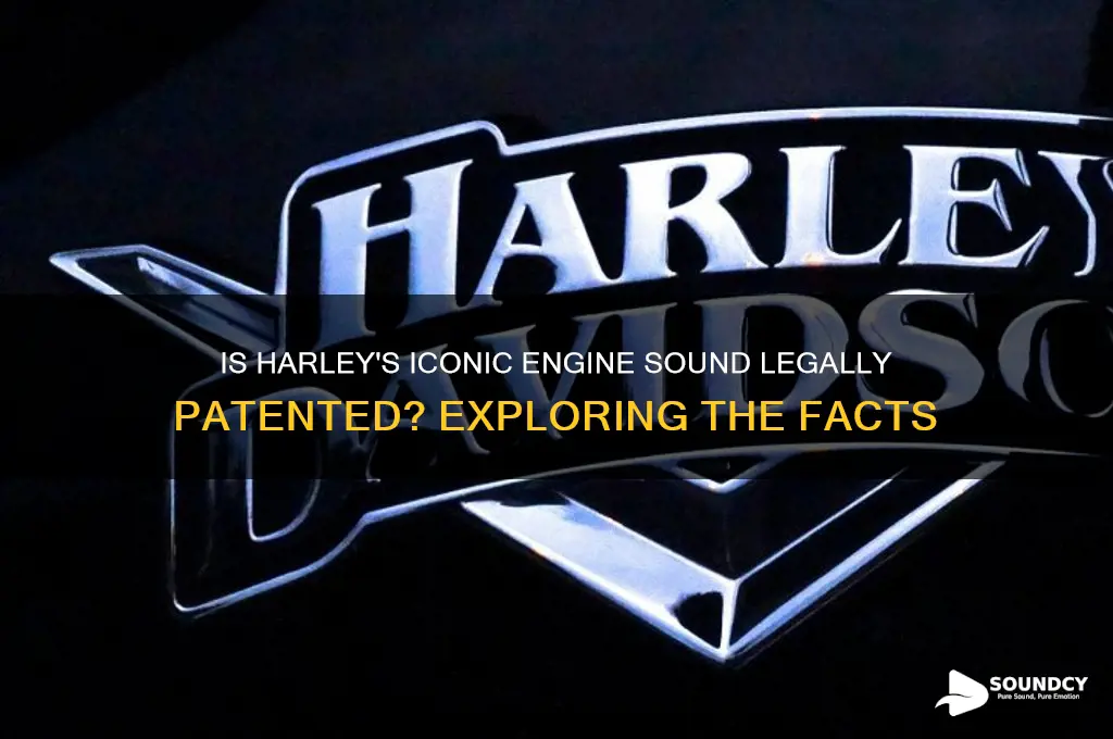 is the harley sound patented