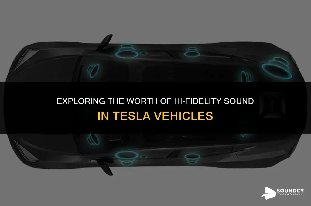 is the hifidelity sound woth it on the tesla