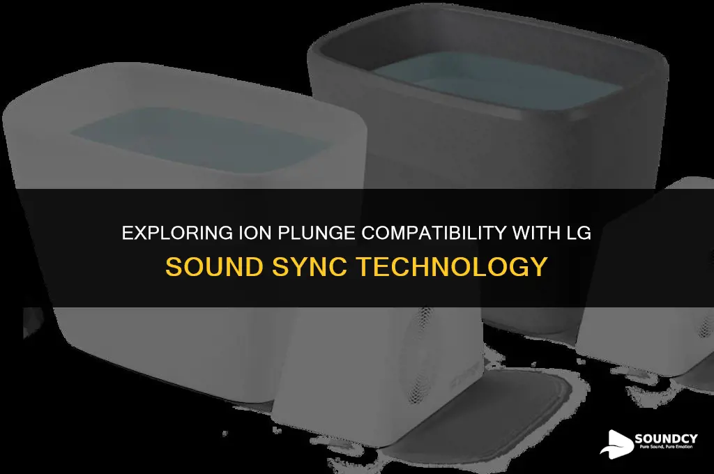 is the ion plunge supported by lg sound sync