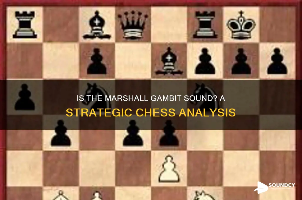 is the marshall gambit sound