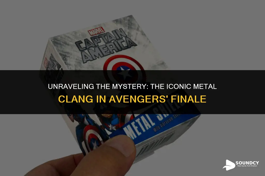 is the metal sound at the end of avengers