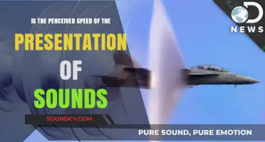 Exploring the Illusion of Sound Speed in Presentations