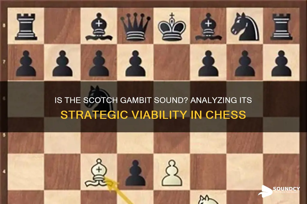 is the scotch gambit sound