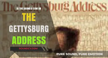 Decoding History: The Acoustic Mystery of Gettysburg Address vs. Bovine Ballad