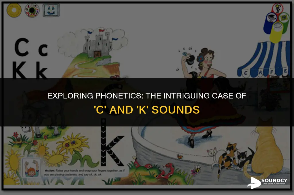 is the sound of c and k the same