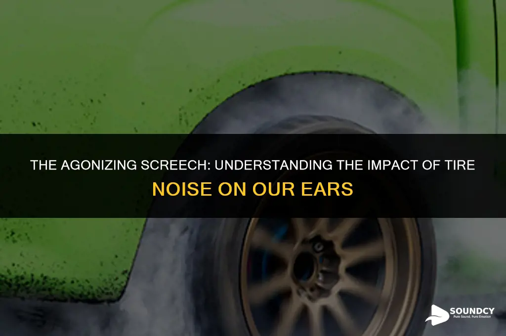 is the sound of tires screech supposed to hurt