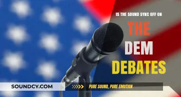 Dem Debate Audio Issues: Is Sound Sync Off?