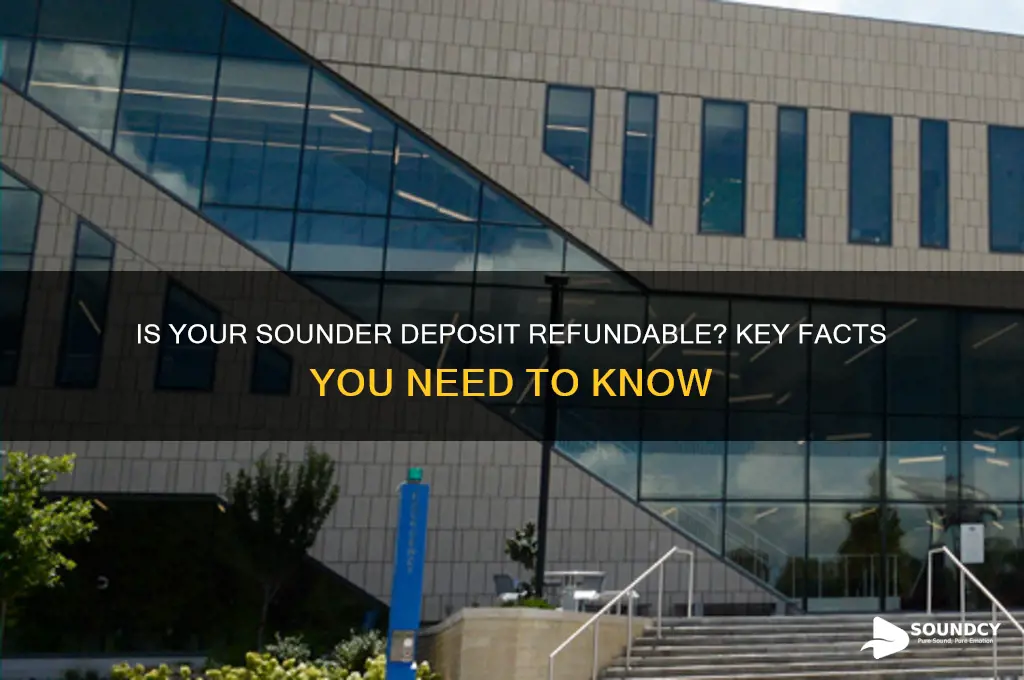 is the sounder deposit refundable