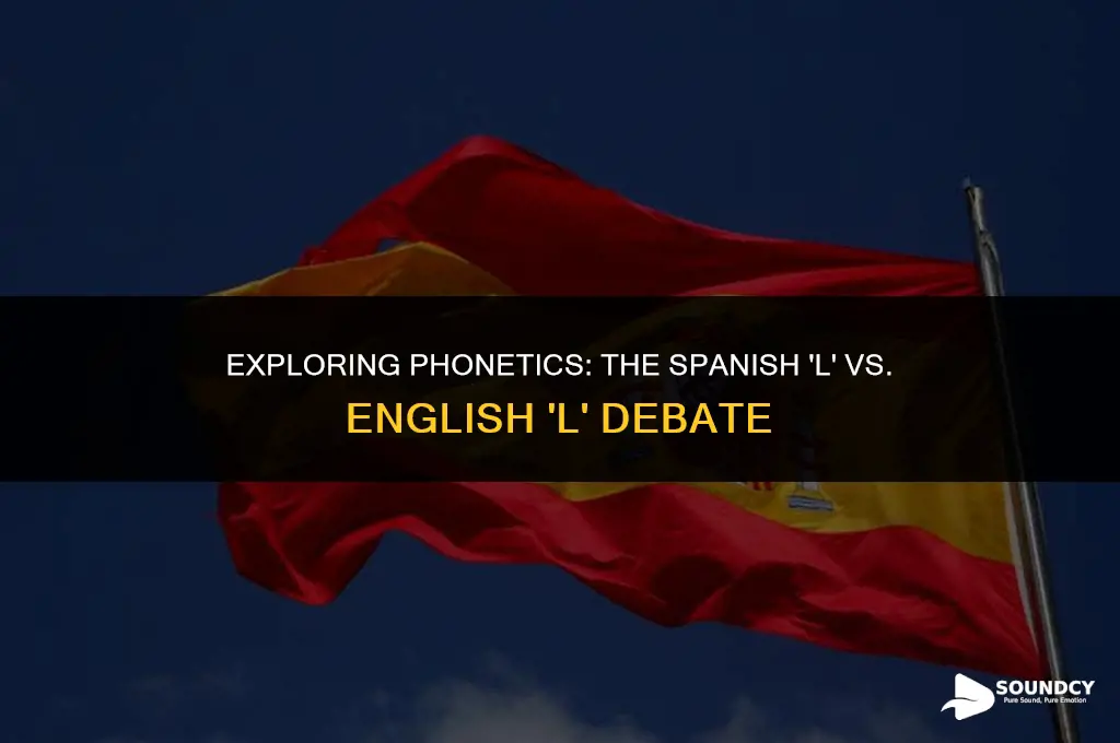 is the spanish l sound the same as english