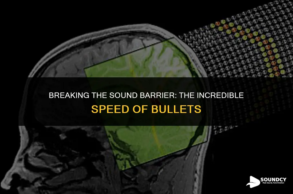 is the speed of a bullet faster than sound