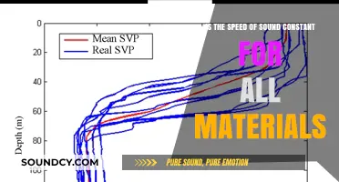 Exploring the Variability: Is the Speed of Sound Constant Across All Materials?