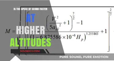 Exploring Sonic Velocity: Does Altitude Affect the Speed of Sound?