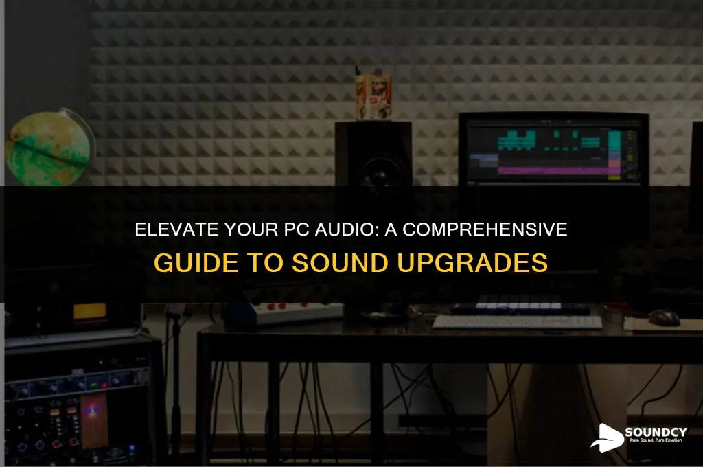 is ther any way to upgrade my pc sound
