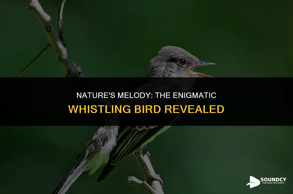 is there a bird that sounds like a whistle