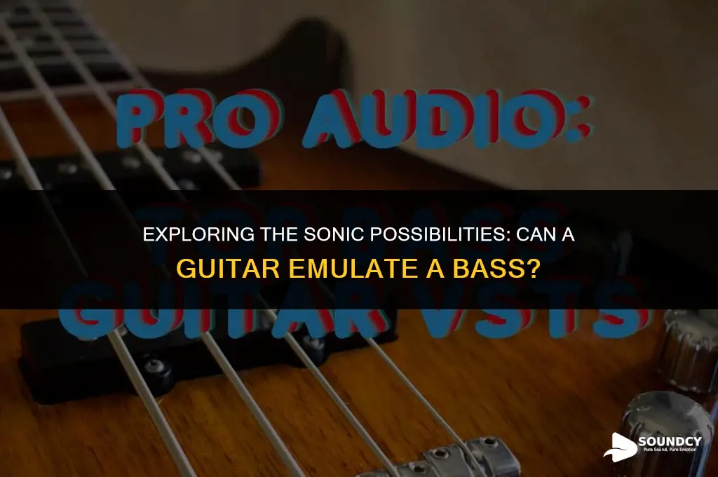 is there a guitar that sounds like a bass