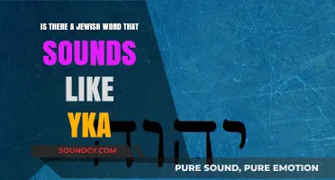 Exploring Linguistic Curiosities: The Jewish Word Sounding Like 'Yka