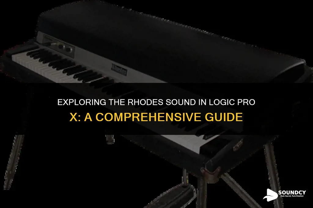is there a rhodes sound in logic pro x