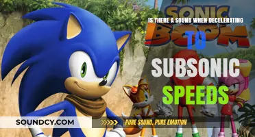 Breaking the Sound Barrier: Decelerating to Subsonic Speeds