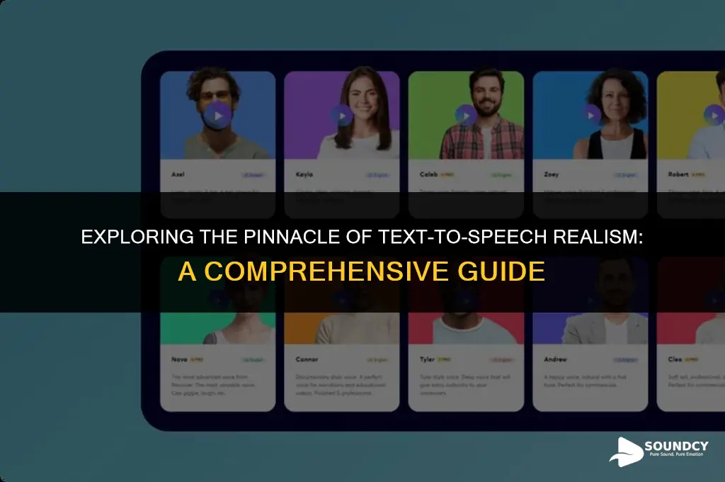 is there a text to speech that sounds real