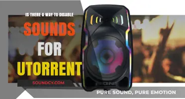 Silencing the Swarm: Disabling Sounds in uTorrent