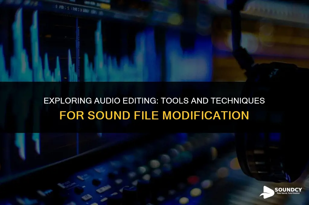 is there a way to edit a sound file