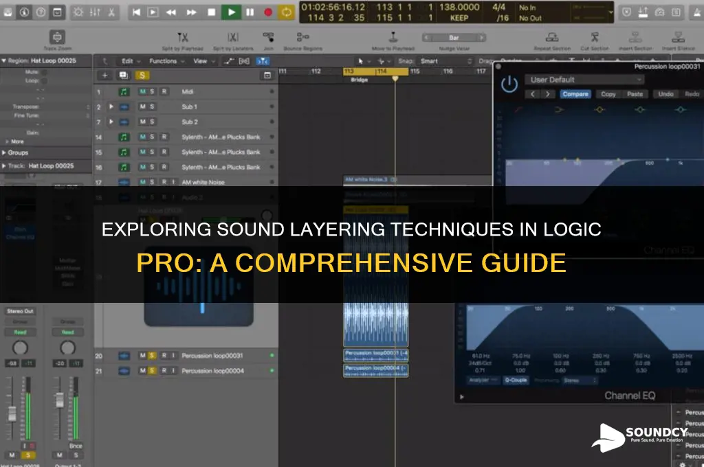 is there a way to layer sounds in logic