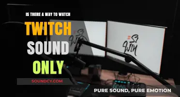 Exploring Audio-Only Options for Twitch Streaming