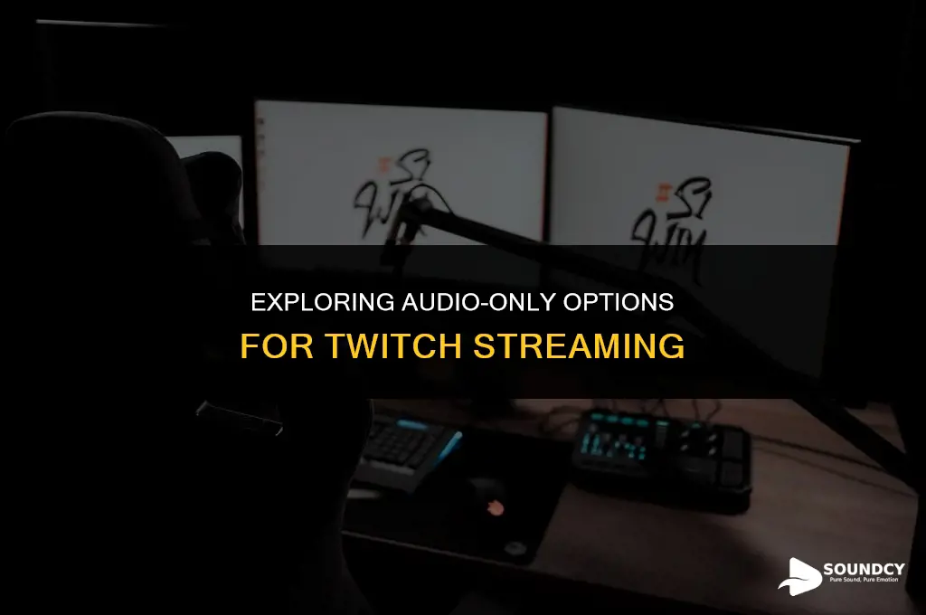 is there a way to watch twitch sound only