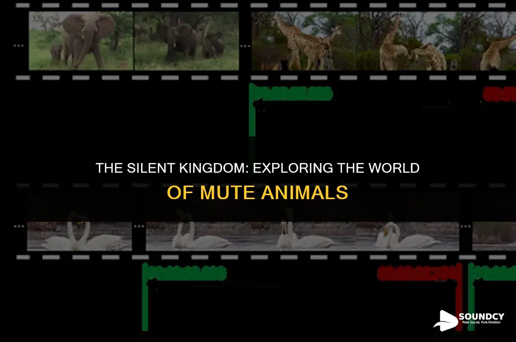 is there an animal that doesnt make a sound