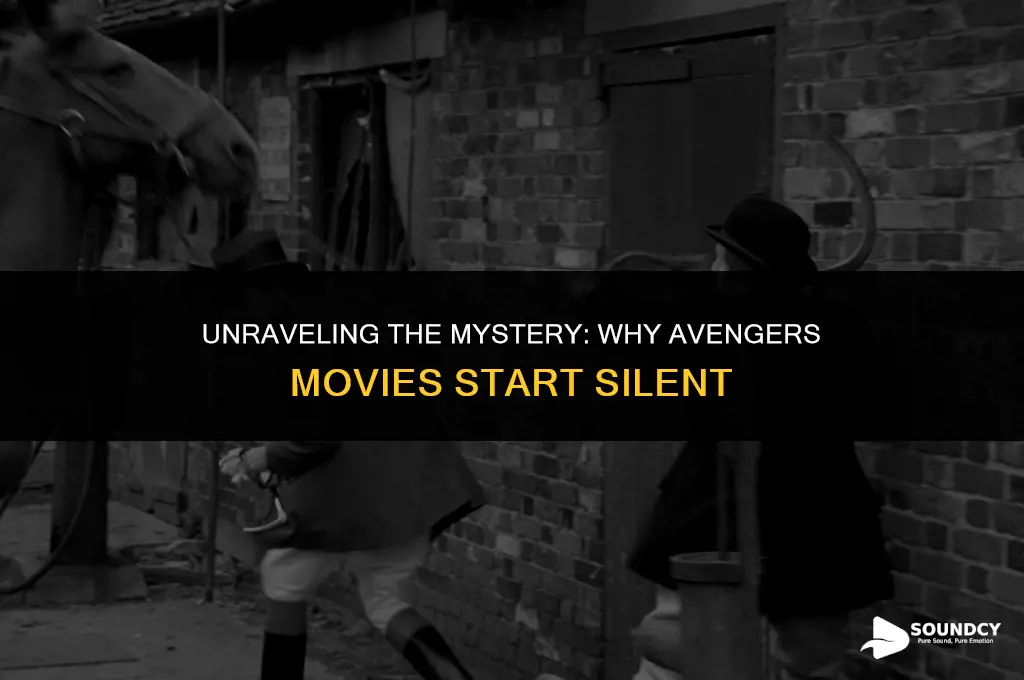 is there no sound at the beginning of avengers