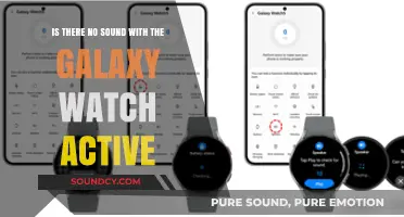 Troubleshooting Galaxy Watch Active: No Sound Issues