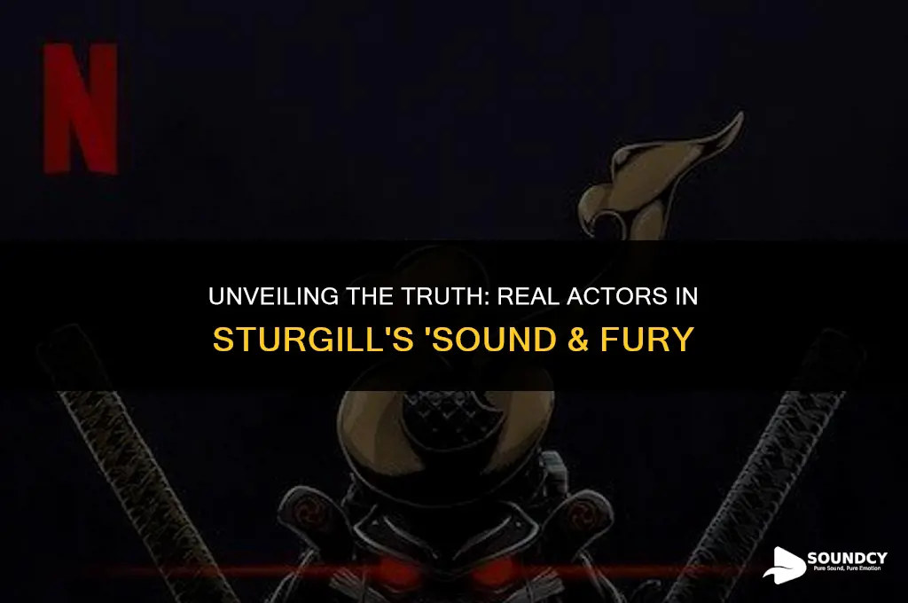 is there real actors in sturgill sound and fury
