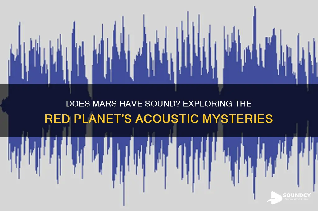 is there sound in mars