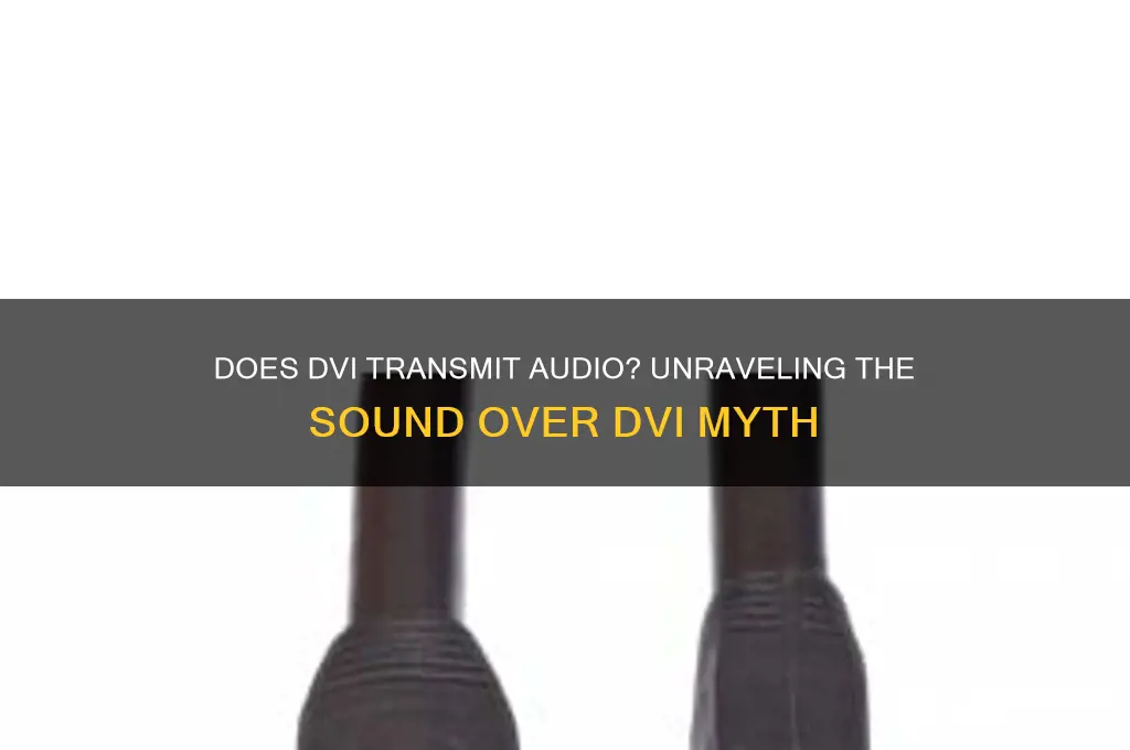 is there sound over dvi
