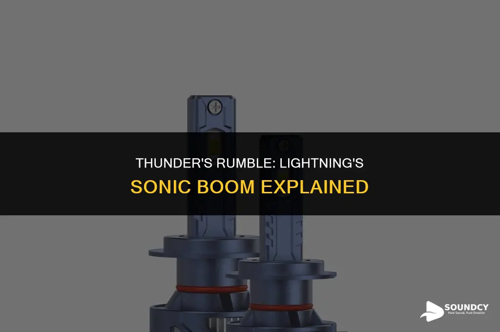 is thunder caused by lighting reaking the sound bnarrier