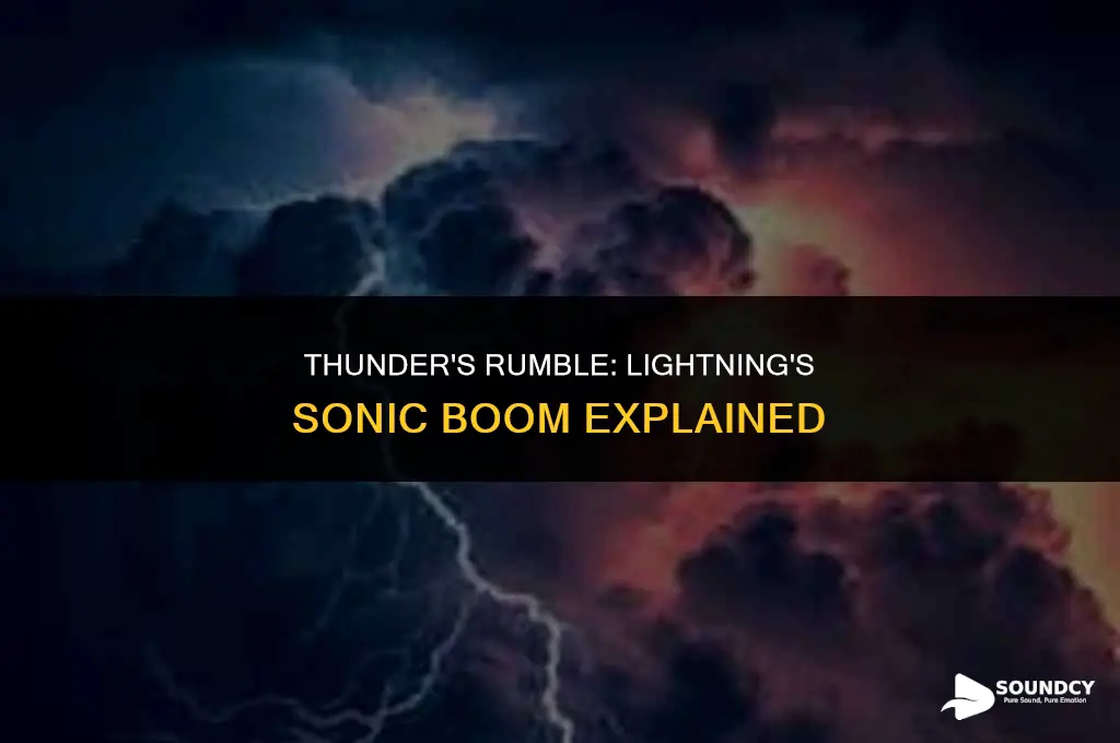 is thunder caused by lightning breaking the sound barrier