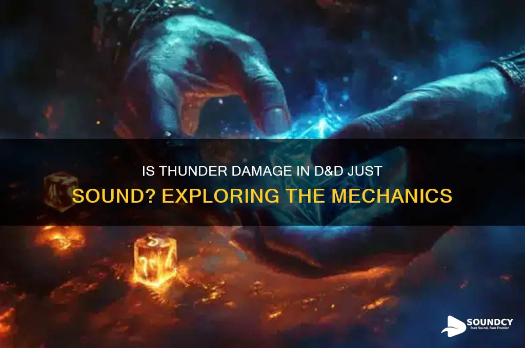 is thunder dmage sound dnd
