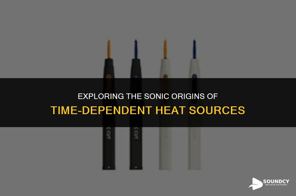 is time-dependent heat source a source of sound