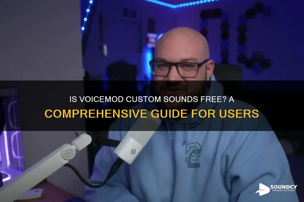 is voicemod custom sounds free