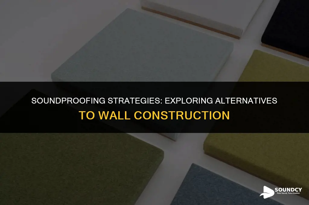 is wall construction the only way to block sound