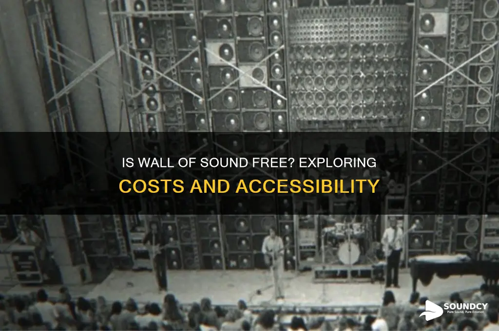 is wall of sound free