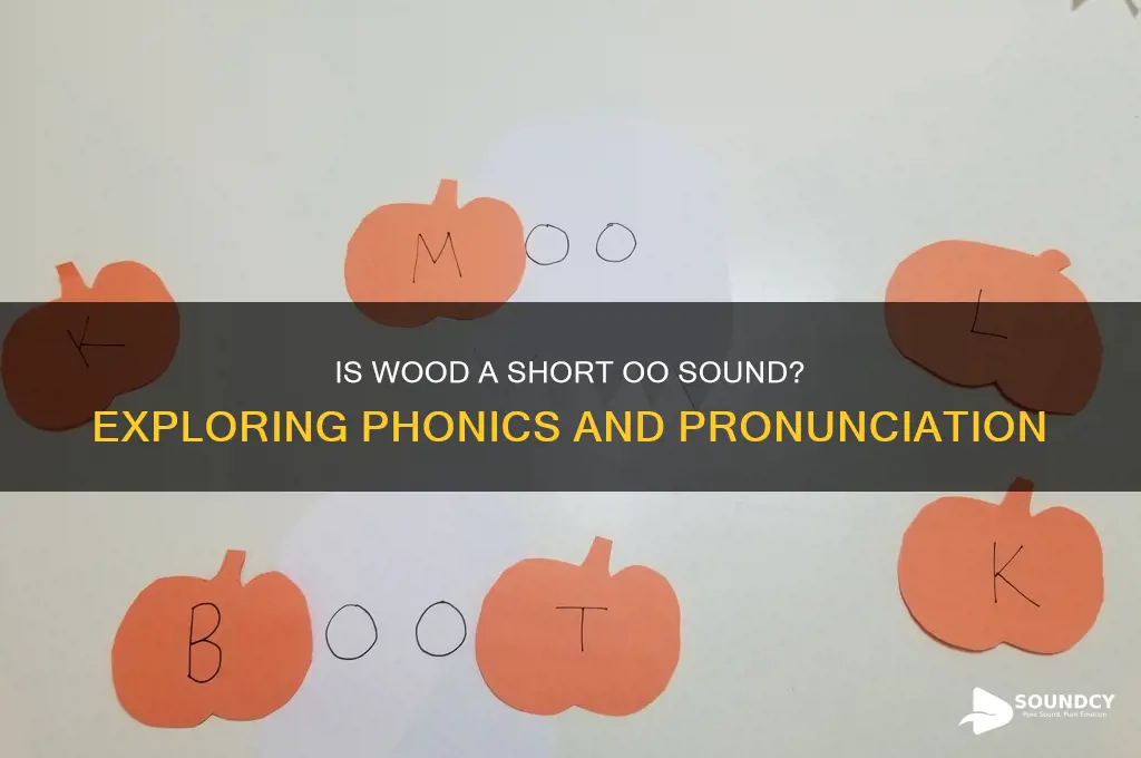 is wood short oo sound