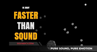 X-Ray Speed vs. Sound: Which Wave Travels Faster?