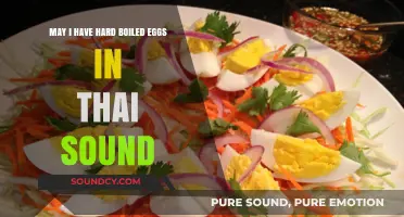 Exploring Thai Cuisine: Can Hard-Boiled Eggs Find Their Place?