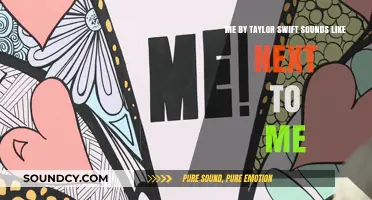 Exploring the Sonic Parallels: 'Me' by Taylor Swift vs. 'Next to Me