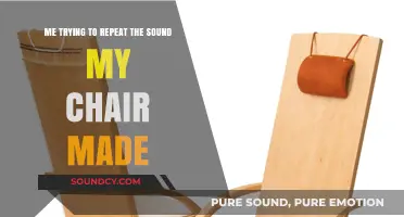 Echoes of My Chair: A Hilarious Attempt at Sound Mimicry