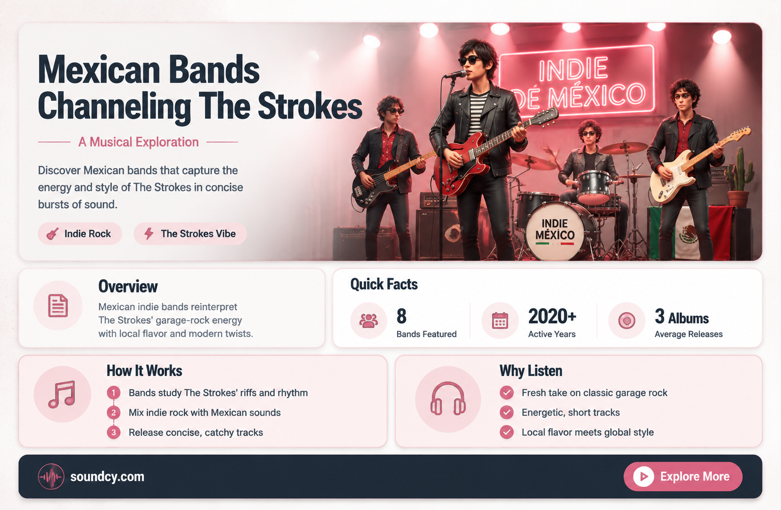 are there mexican bands that sound like the strokes