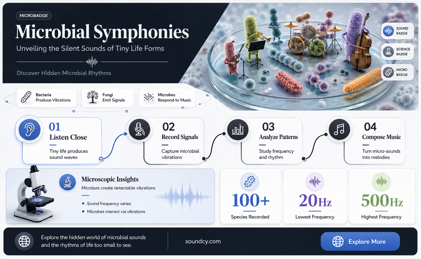 do any microbes make sound